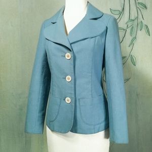 🚫SOLD🚫 60s Finland-made mod dusky blue blazer